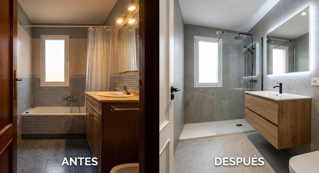 Reforma de baño en Martorell - Antes y después